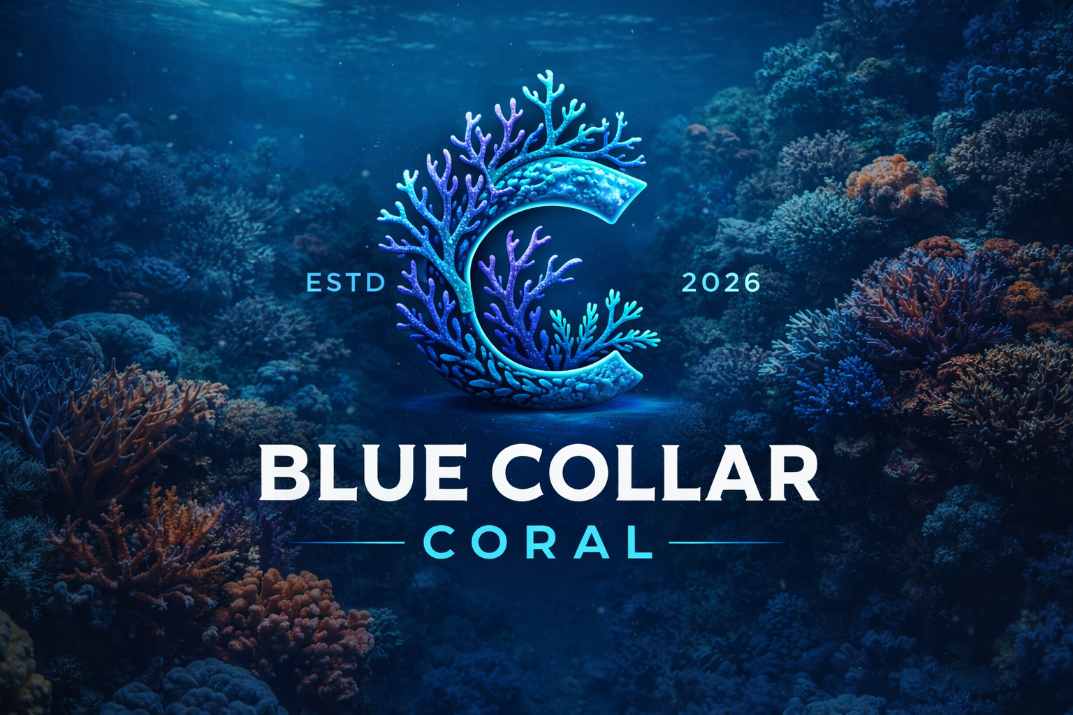 Blue Collar Coral Logo