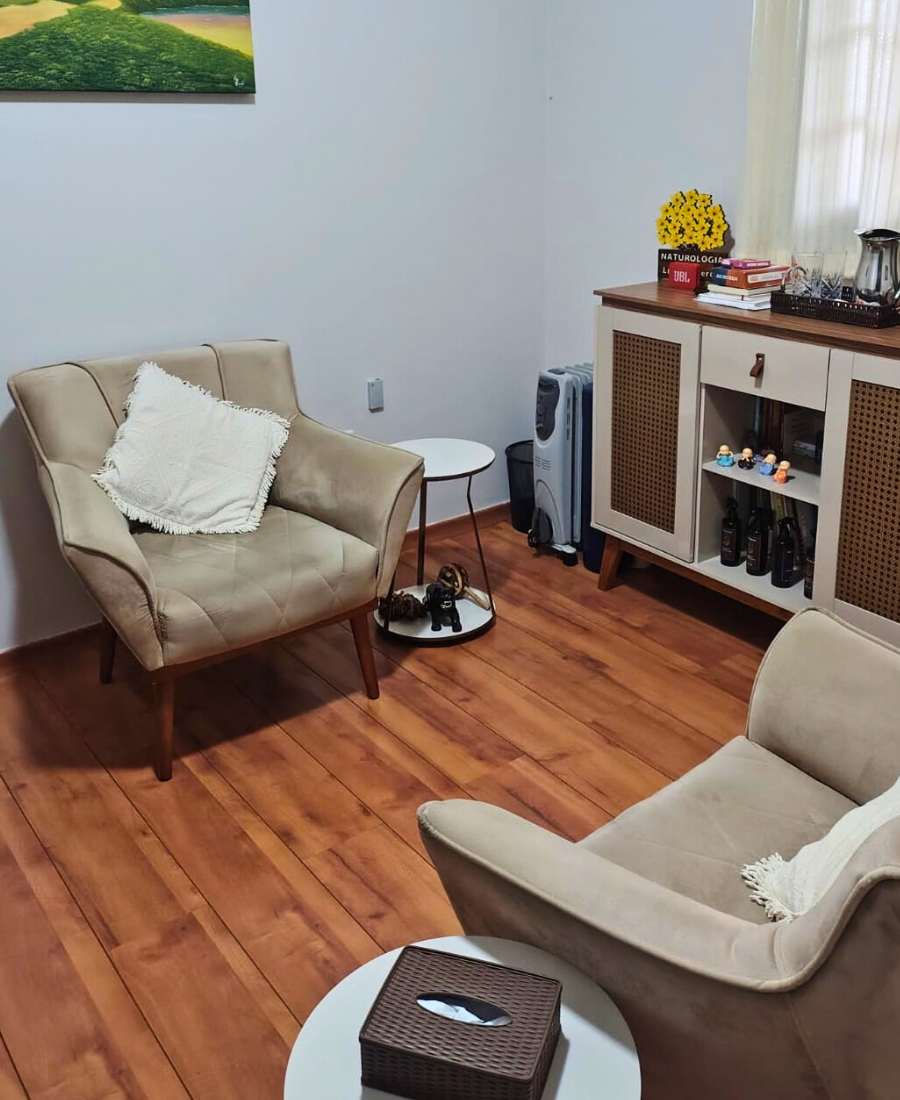 Consultório acolhedor