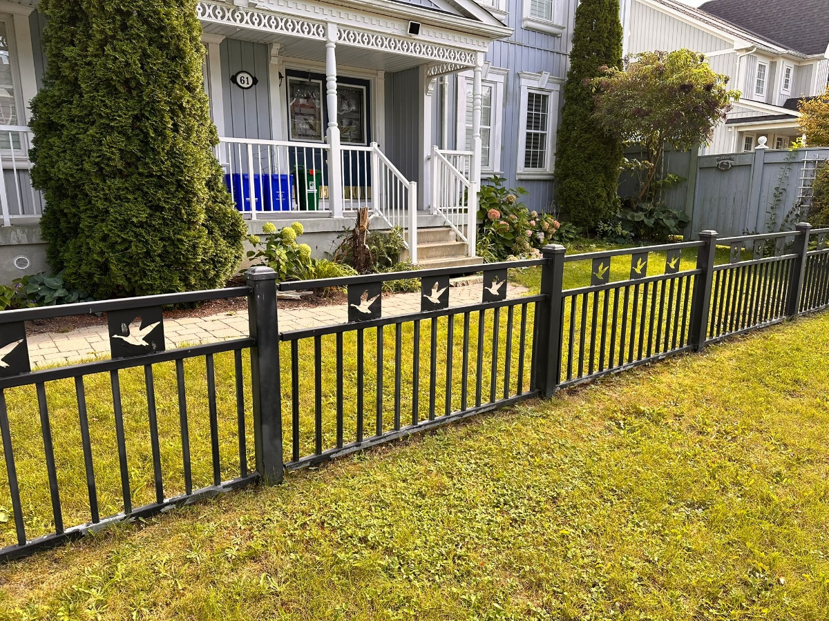 Natural stone steps and entrance walkway in Calgary