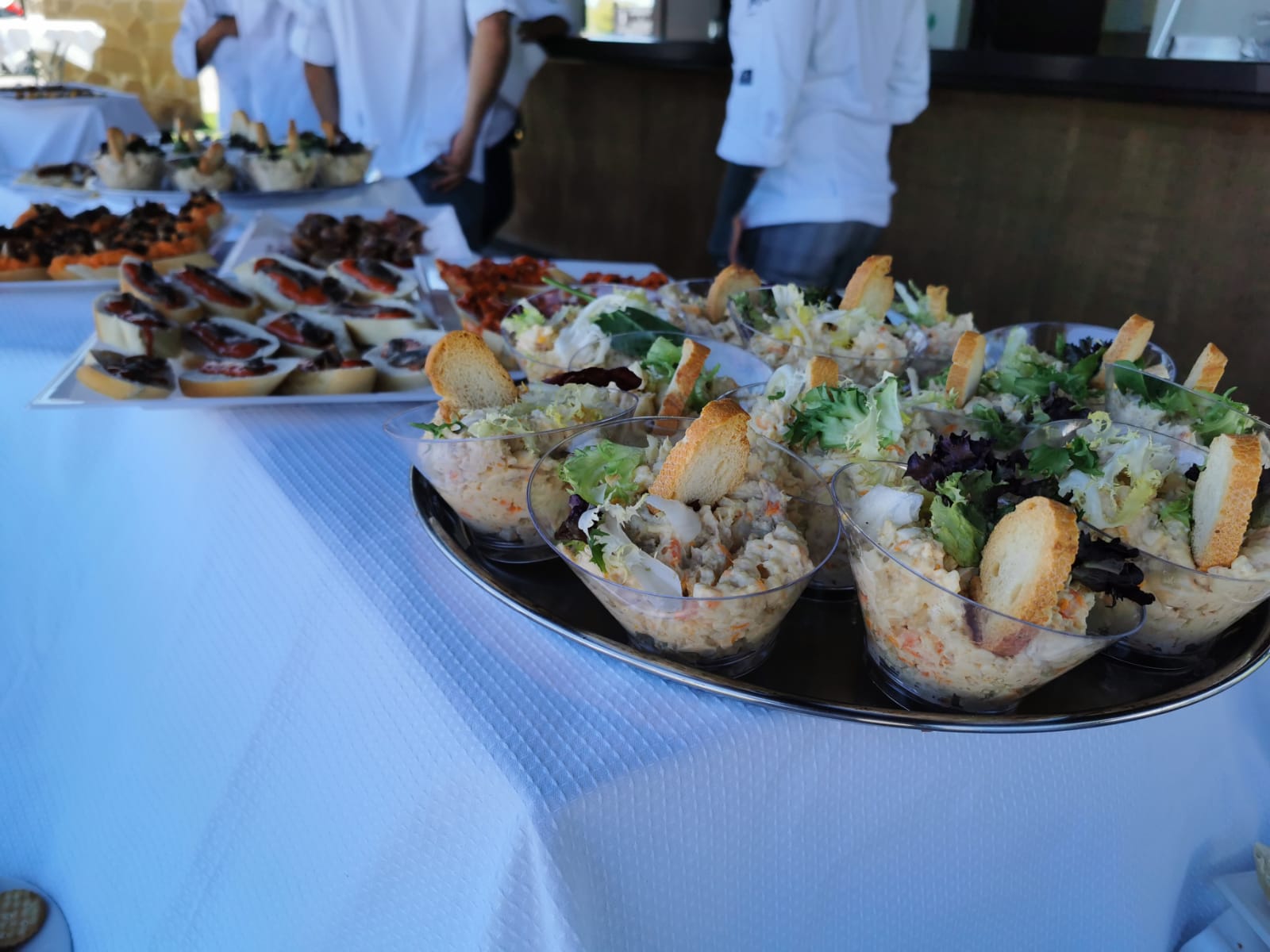 Catering empresarial premium para eventos corporativos y grandes grupos en Marbella, Costa del Sol