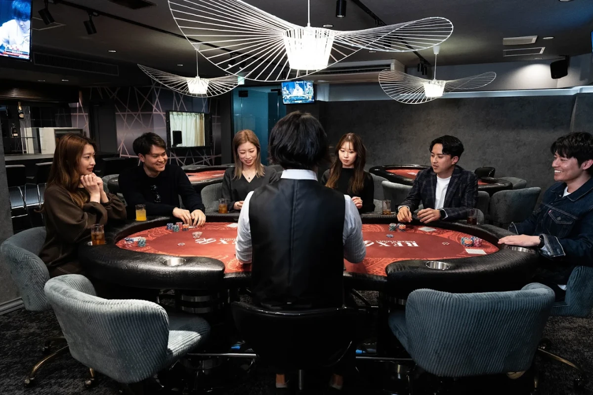 REX Poker School パートナーシップ REXポーカールーム 名古屋店の内装