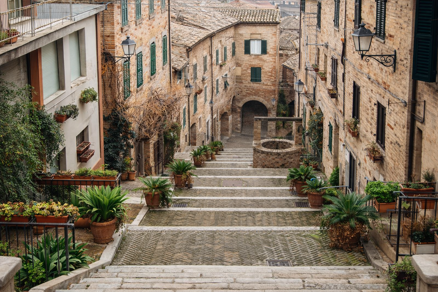 Scalinata Storica - Corinaldo — Castelfidardo real estate Scalinata Storica - Corinaldo — Castelfidardo real estate