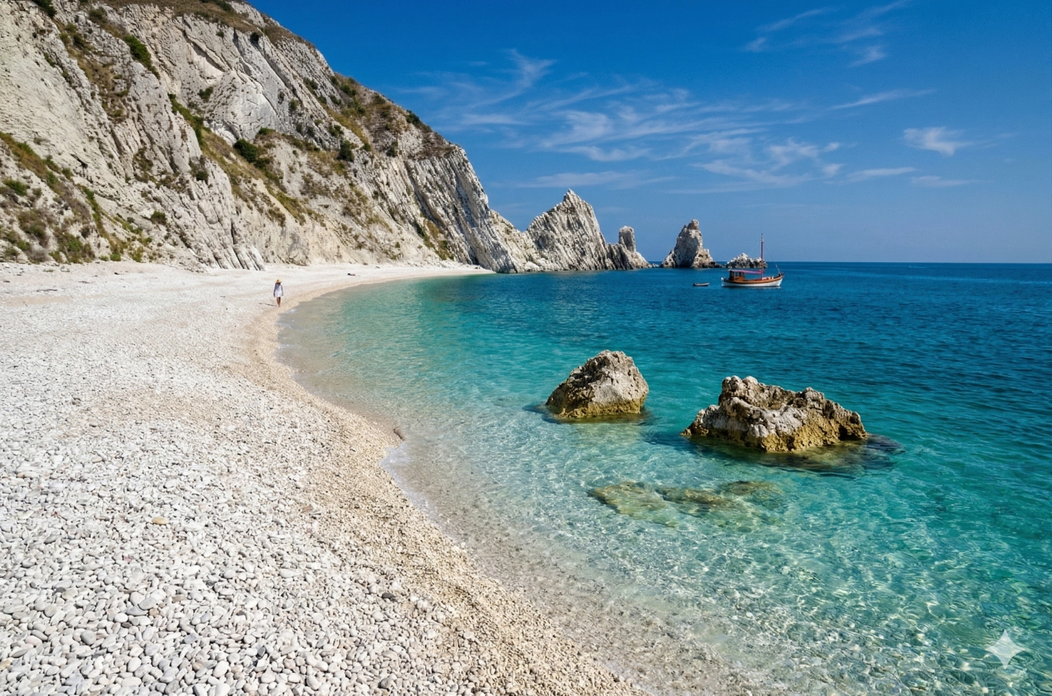 Spiaggia delle Due Sorelle Sirolo