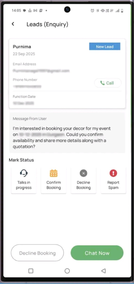 Connect with Leads on the Go - Booking Management