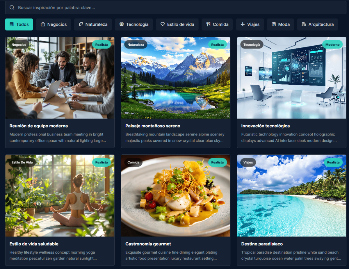 Aura Creativa Dashboard