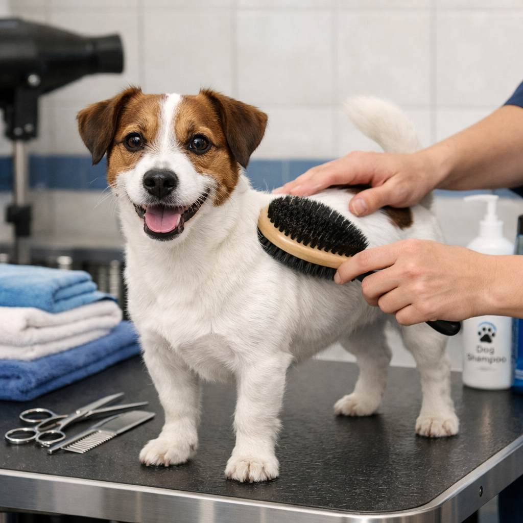 Realizar labores de cuidados e higiene canina