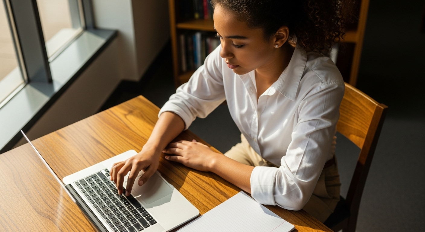 Students using SchoolsPLP