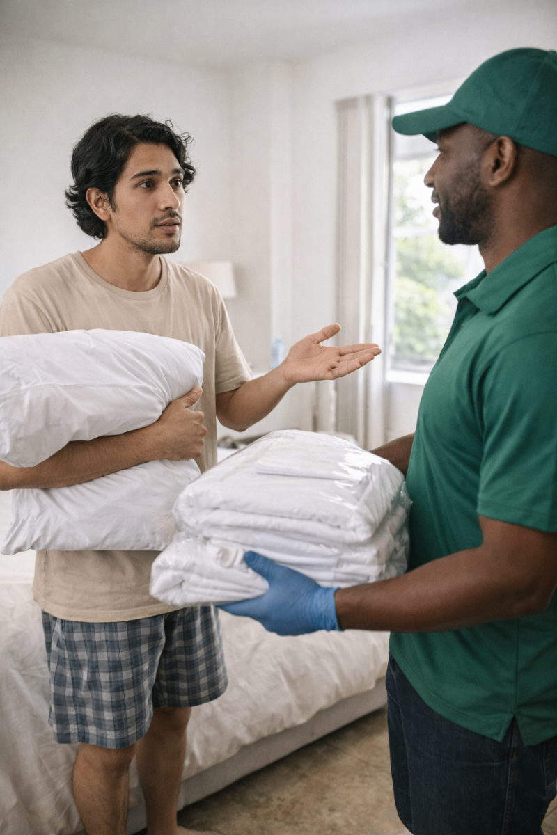 Emergency cleaning response team