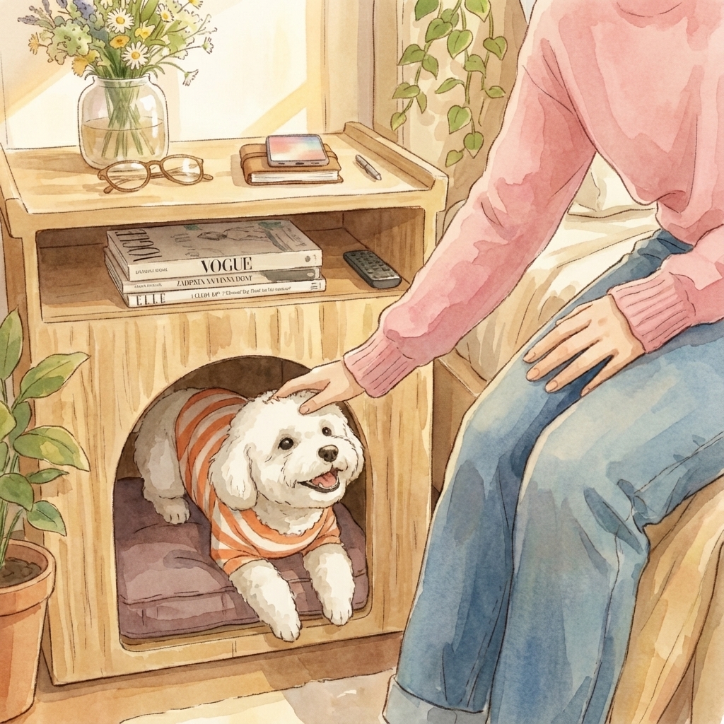 Corner House Fit with pet