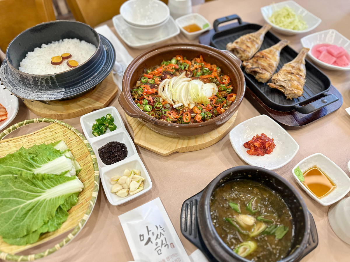멸치쌈밥 & 볼락구이