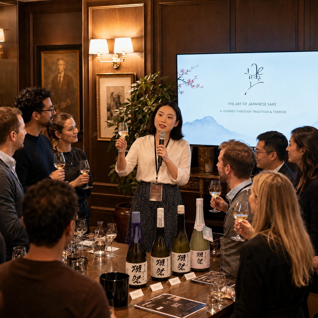 Private club hospitality tasting
