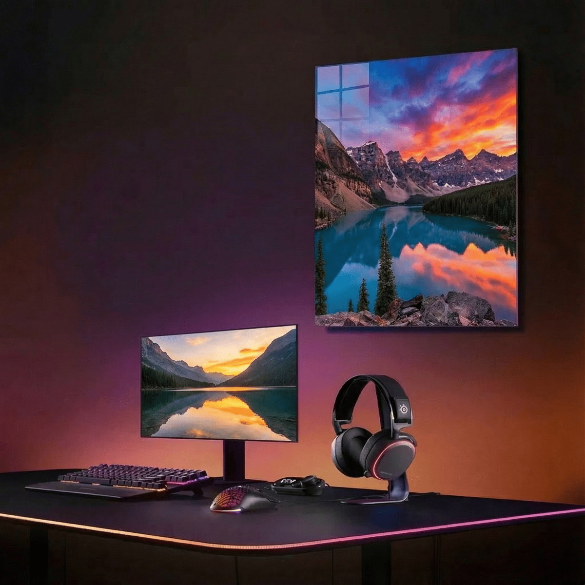 メタルフォトプリント背景