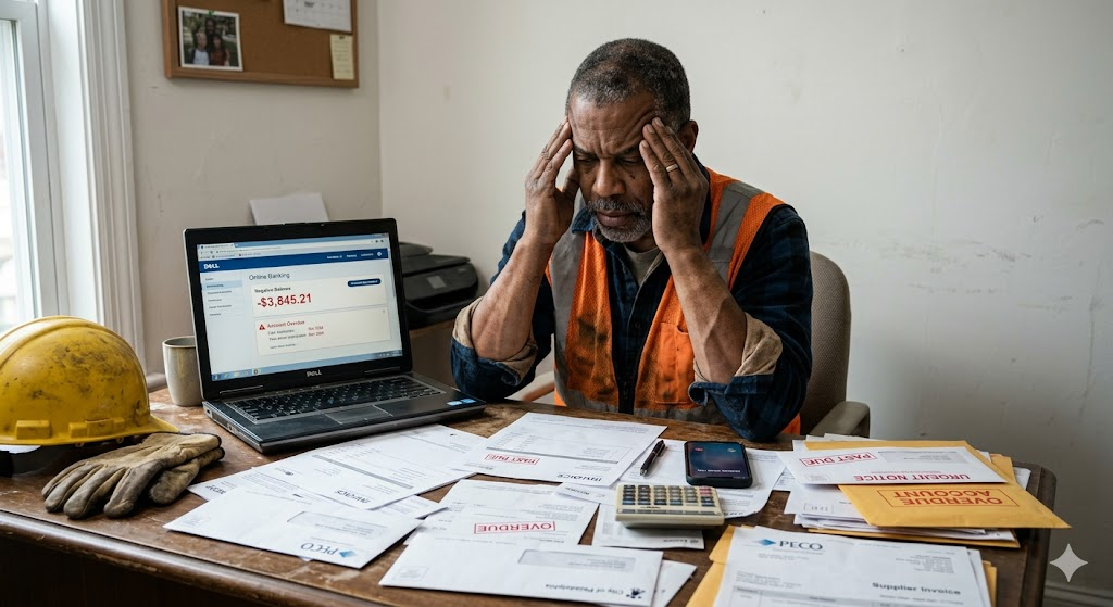 African American financial consultant meeting with older construction business owner on job site