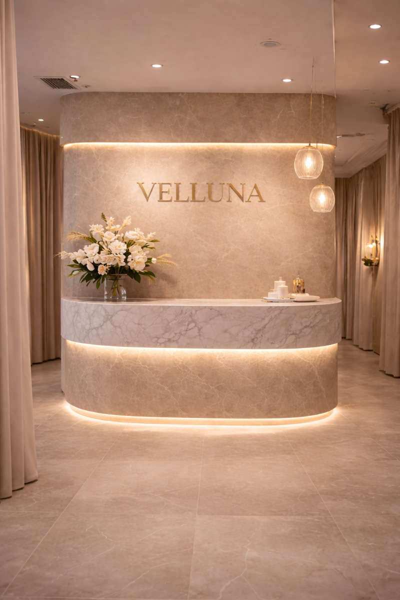 Интерьер салона VELLUNA