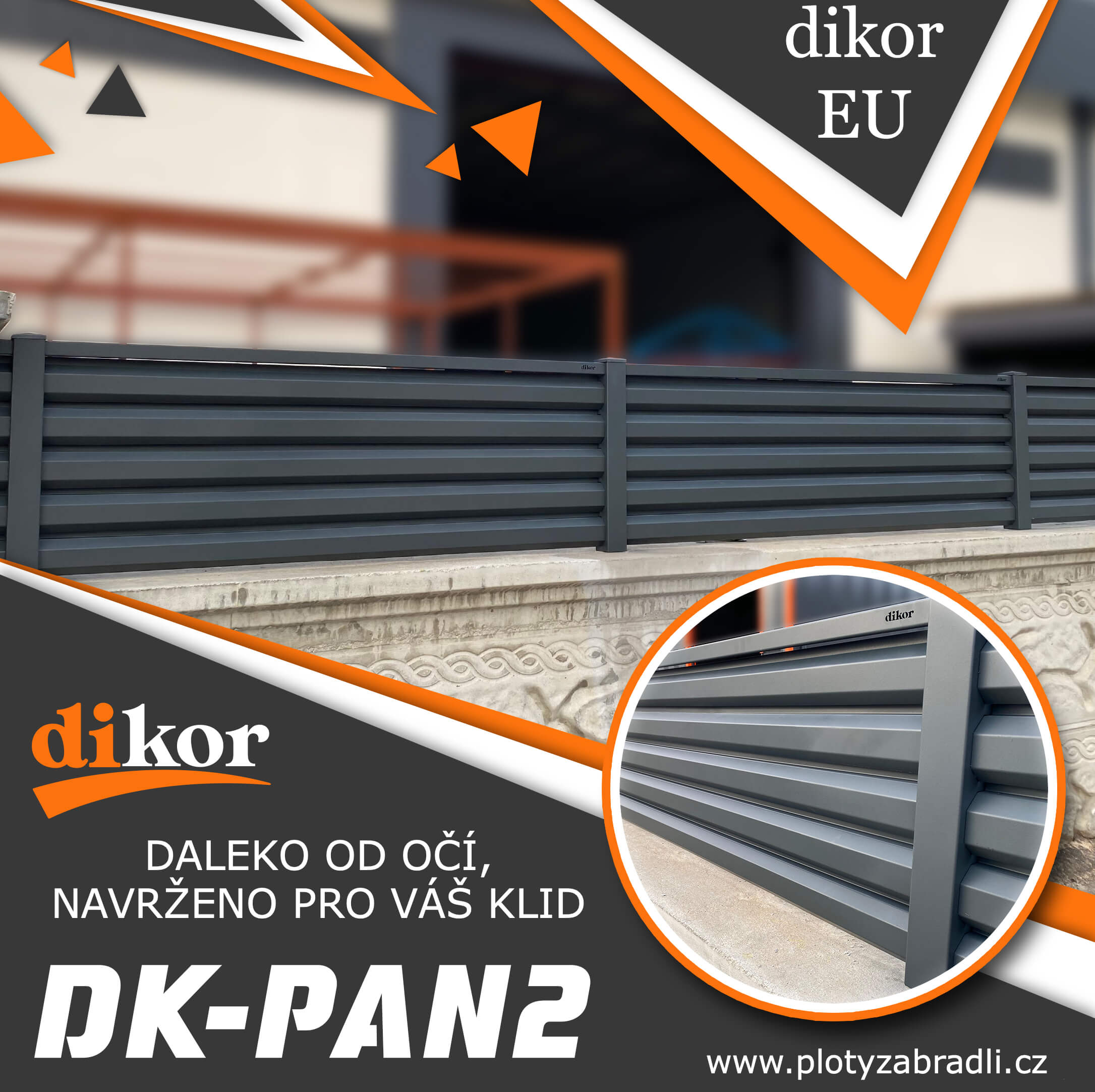 Moderní Panelový Plot - Dikor EU Moderní Panelový Plot