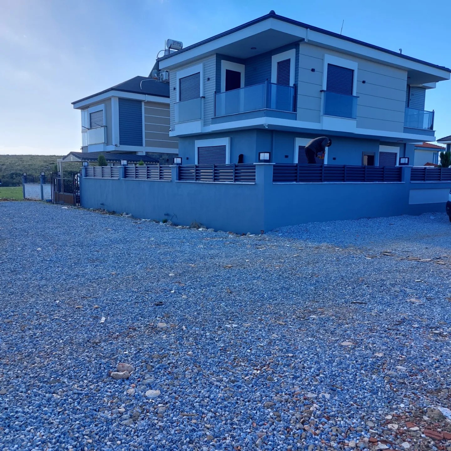 Terasa s Dekorativní Výplní