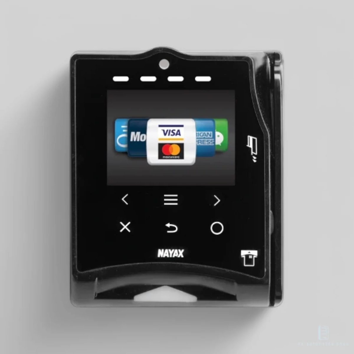 Nayax Zahlungsterminal mit Karten-, Mobile-Payment- und NFC-Annahme