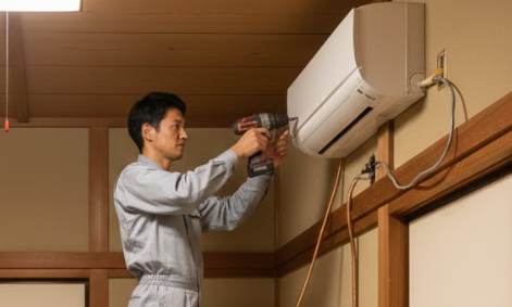 エアコン取付・取外し