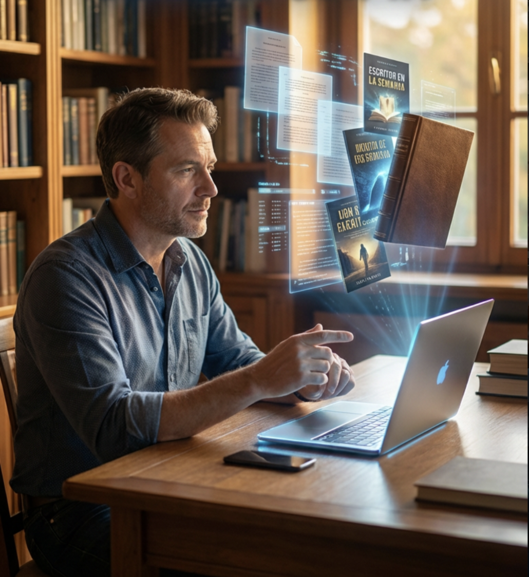 ESCRITOR EN UNA SEMANA CON IA (LIBRO FÍSICO Y DIGITAL)