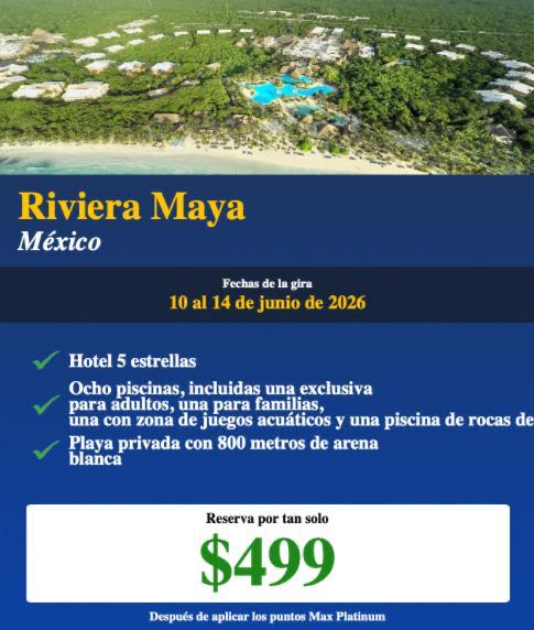 Resort de lujo en Cancún con alberca y vista al mar