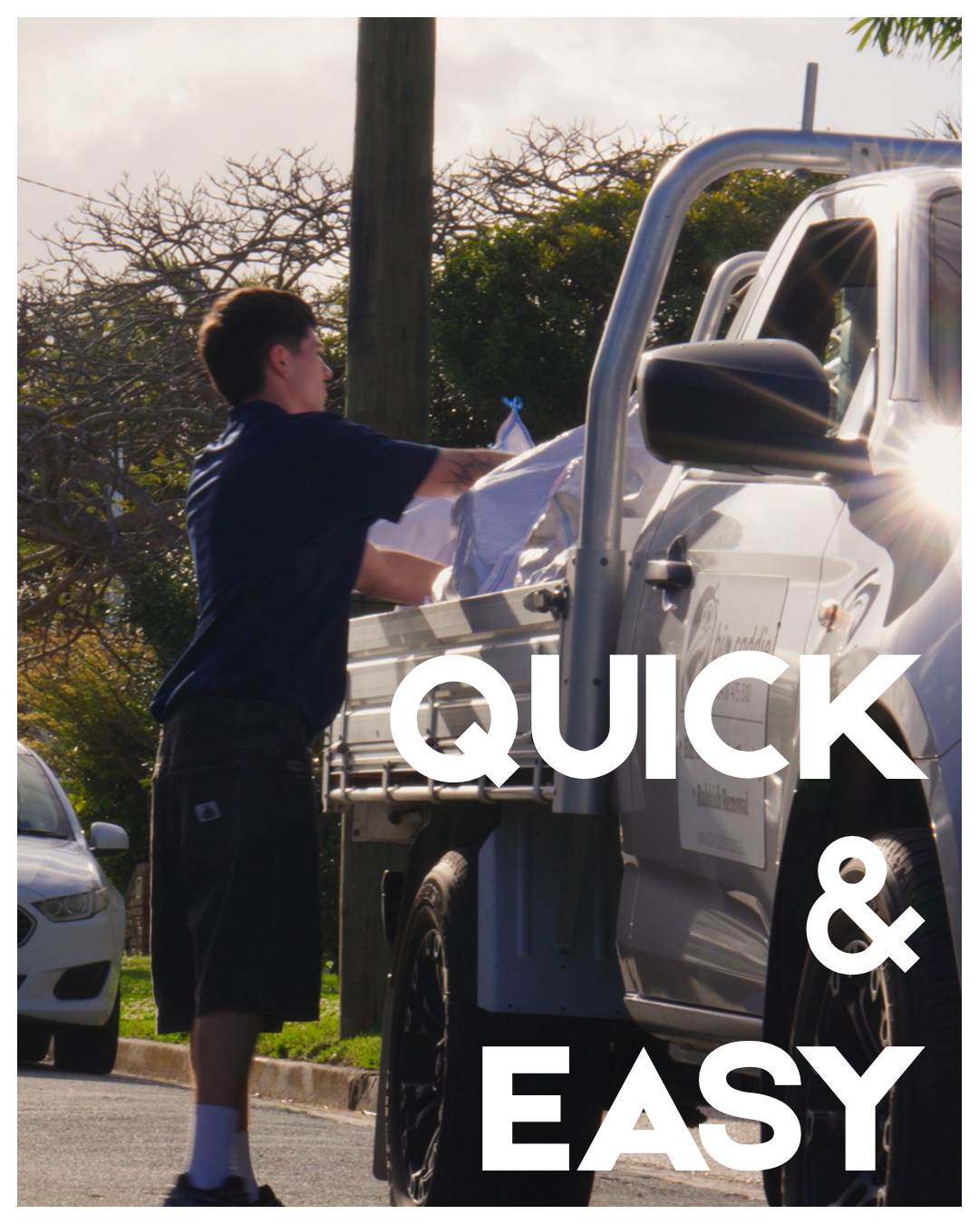 Rubbish removal team