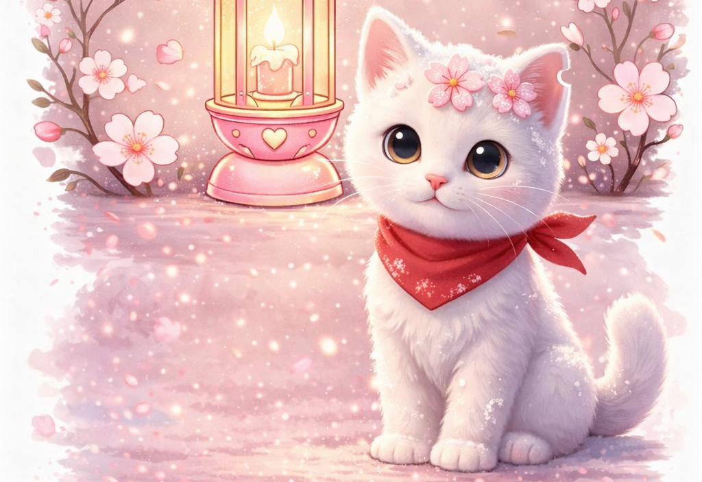 眠るSakural Cat