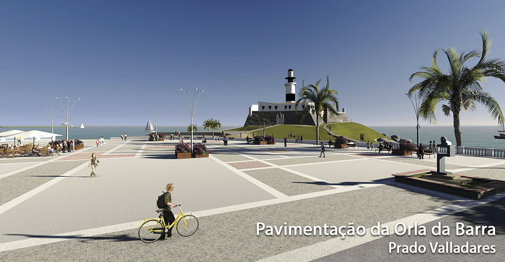 Pavimentação da Orla da Barra