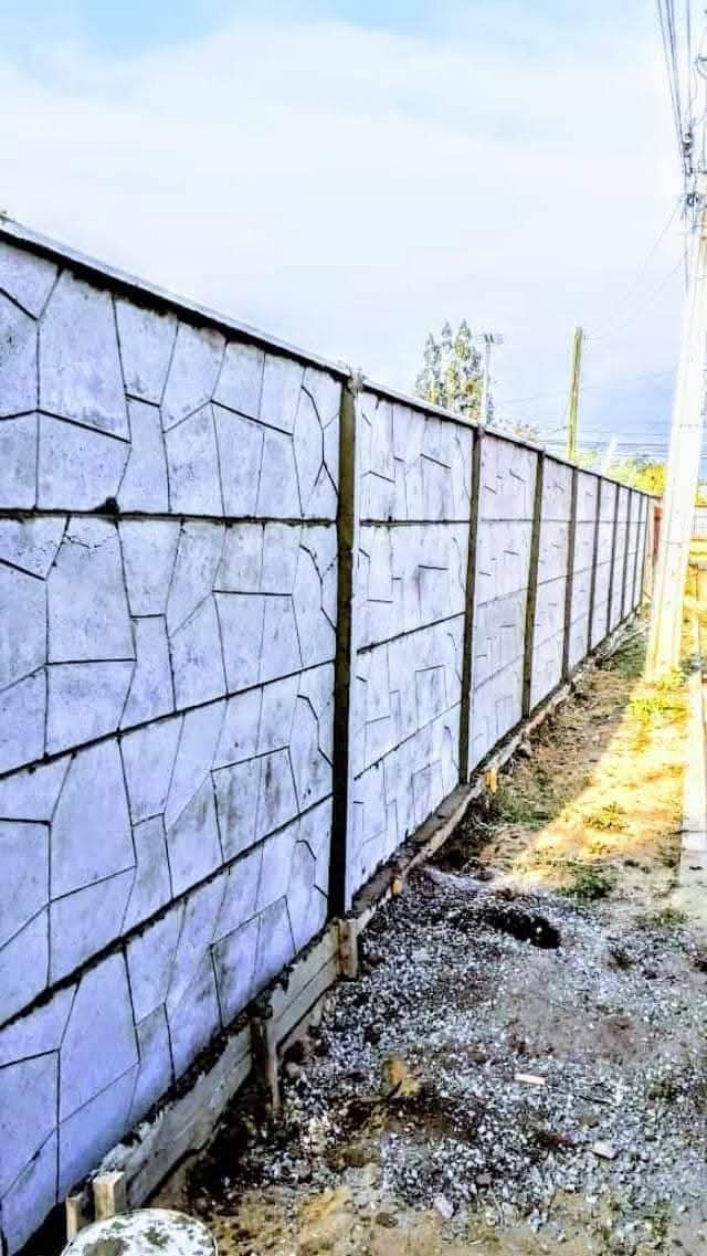 Detalle de panel de cierre perimetral de hormigón
