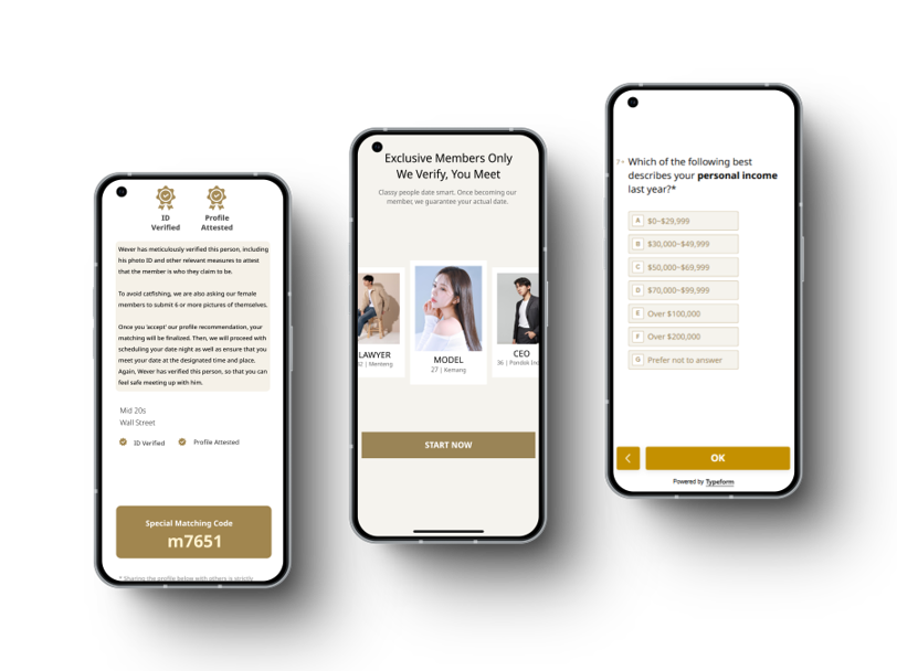 H Club mobile app interface showing verification process