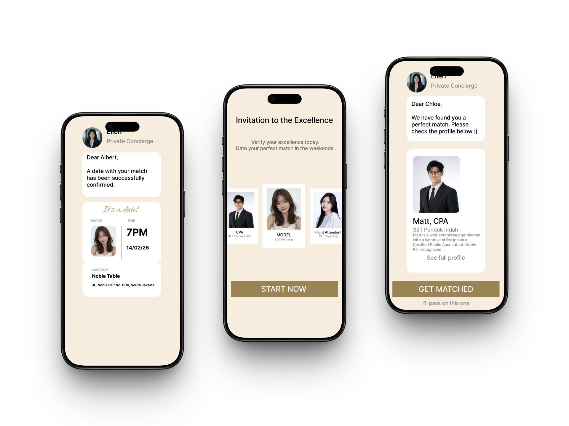 H Club mobile app interface showing verification process