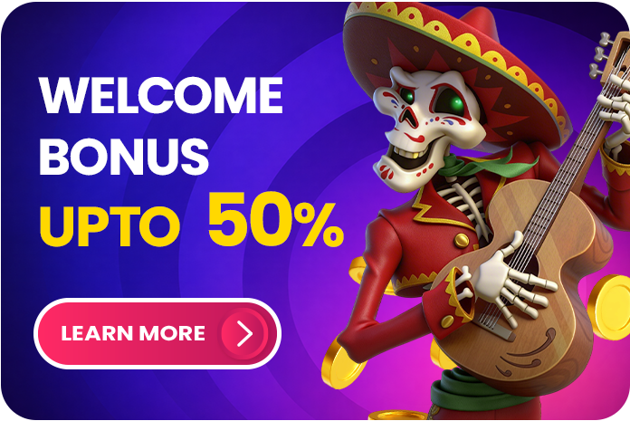 Welcome Bonus Upto 50%