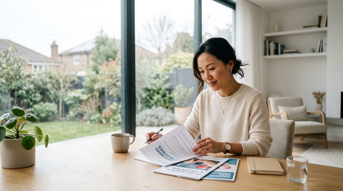 Cholesterol and lipid panel blood test performed by a registered nurse at WOXY Health