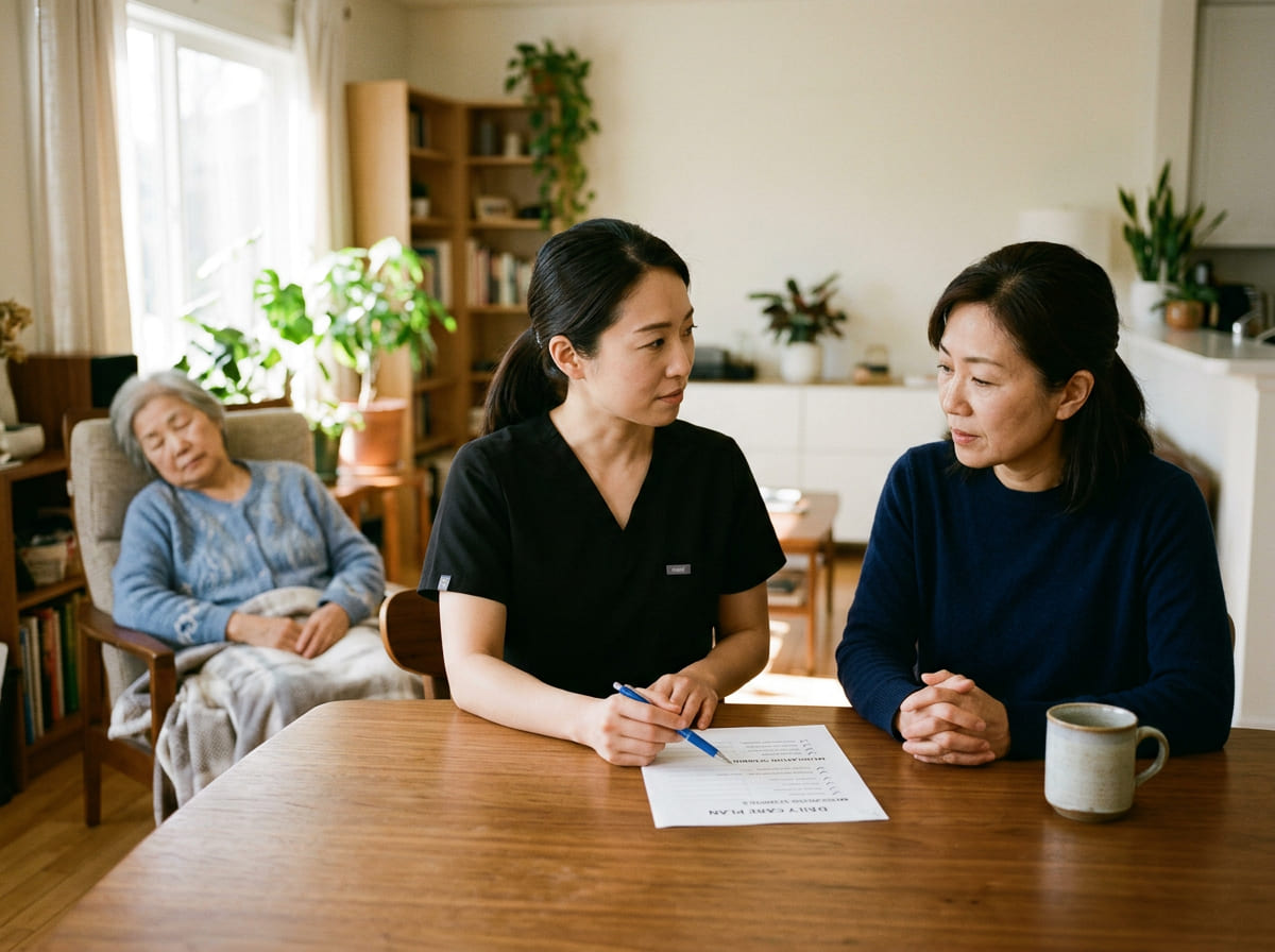 Caregiver guidance and training at home