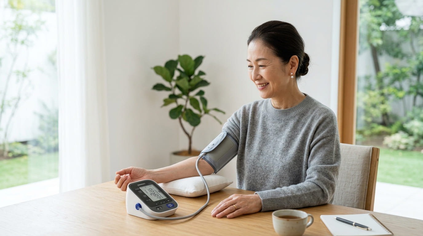 Blood pressure monitoring performed by a registered nurse at WOXY Health Toronto