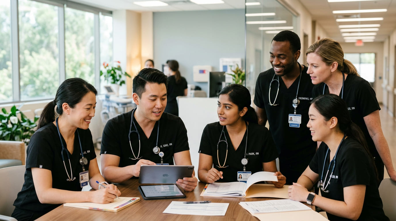 WOXY Health registered nurses providing professional home care services in Toronto