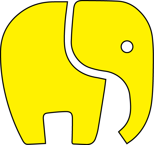 노랑코끼리 YELLOPHANT 학교폭력 예방 캠페인 로고