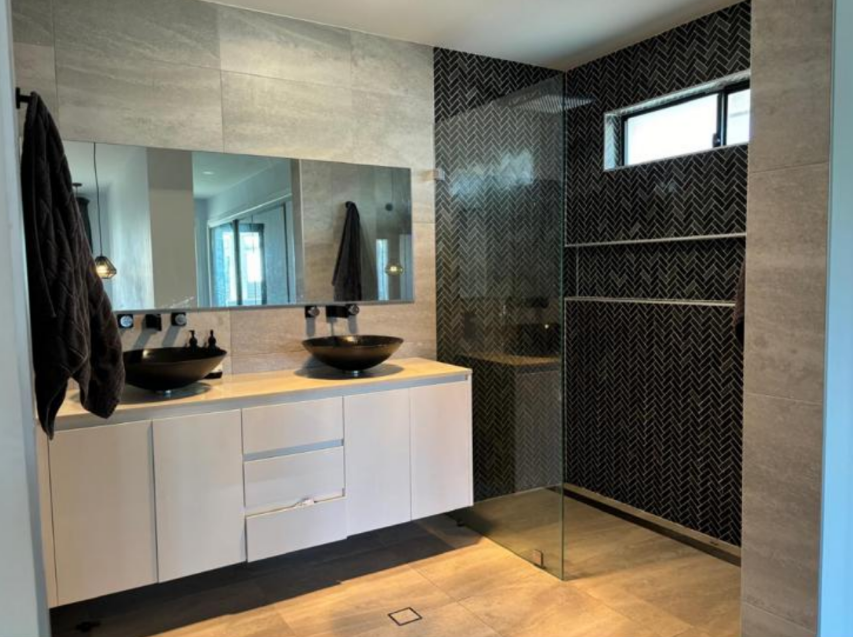 Luxury bathroom renovation in Cronulla NSW featuring premium finishes