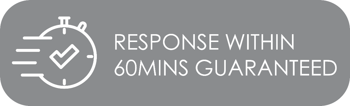 Response Within 60 Minutes Guaranteed