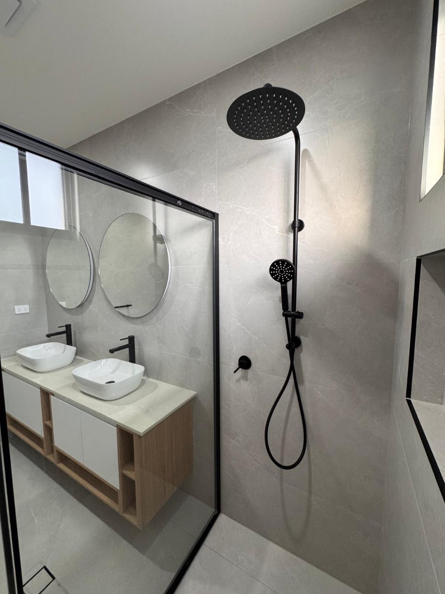 Completed bathroom renovation in Milperra NSW by Sydney Bathroom Renos