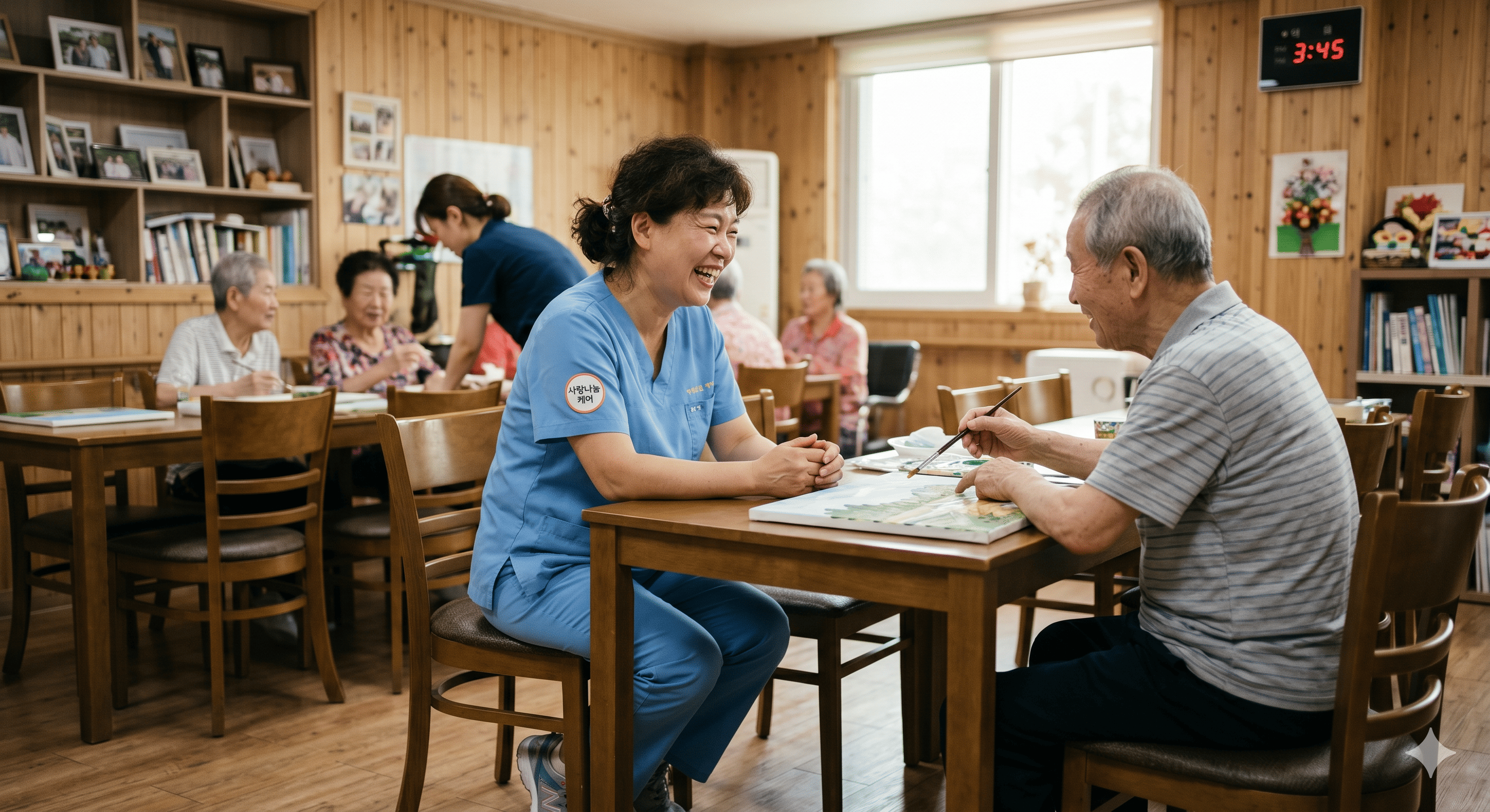 요양보호사 교육 현장