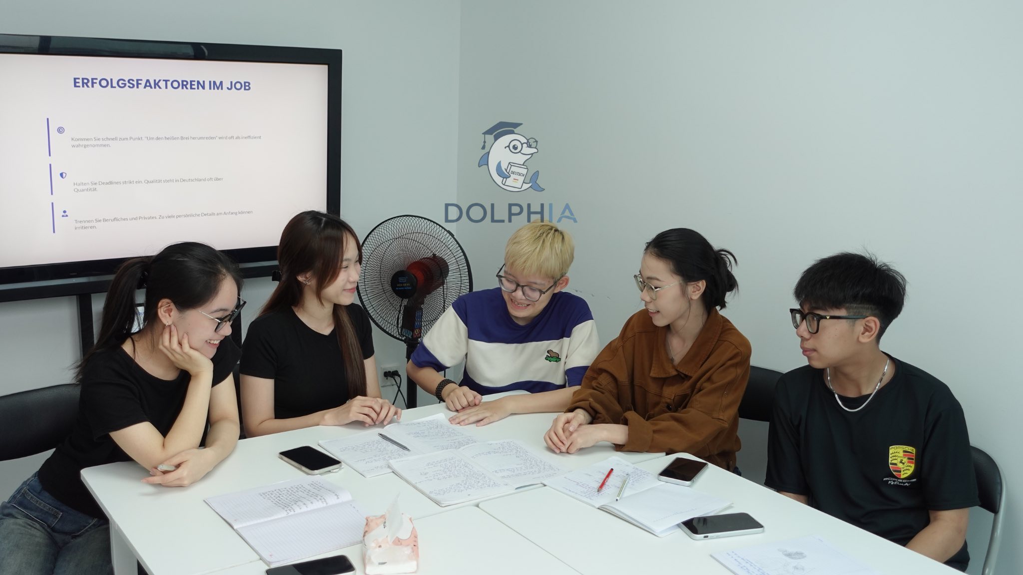 Lớp học tiếng Đức tại DOLPHIA