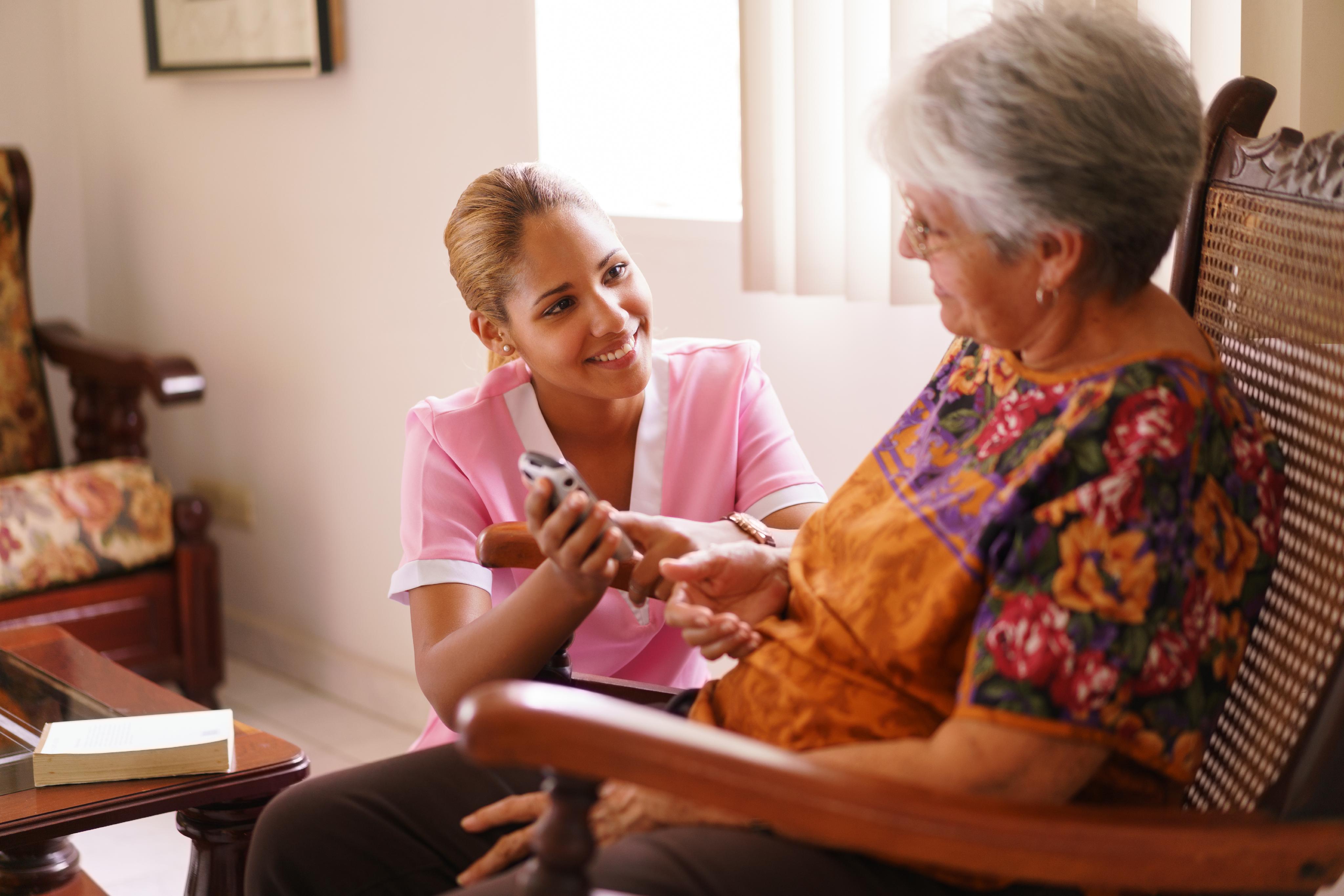 Professional caregiver providing compassionate care in Indiana
