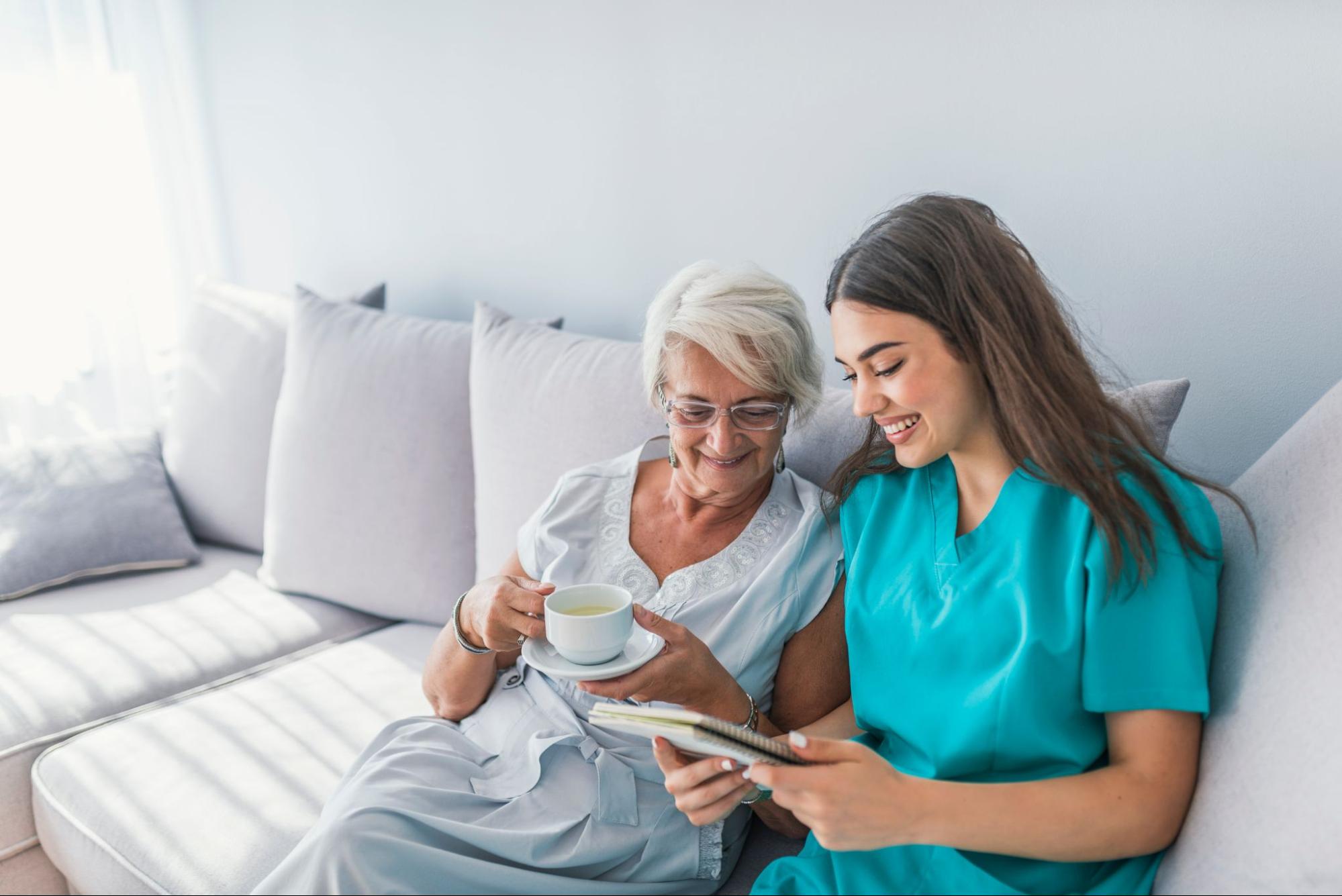 Professional caregiver providing compassionate care in New Hampshire
