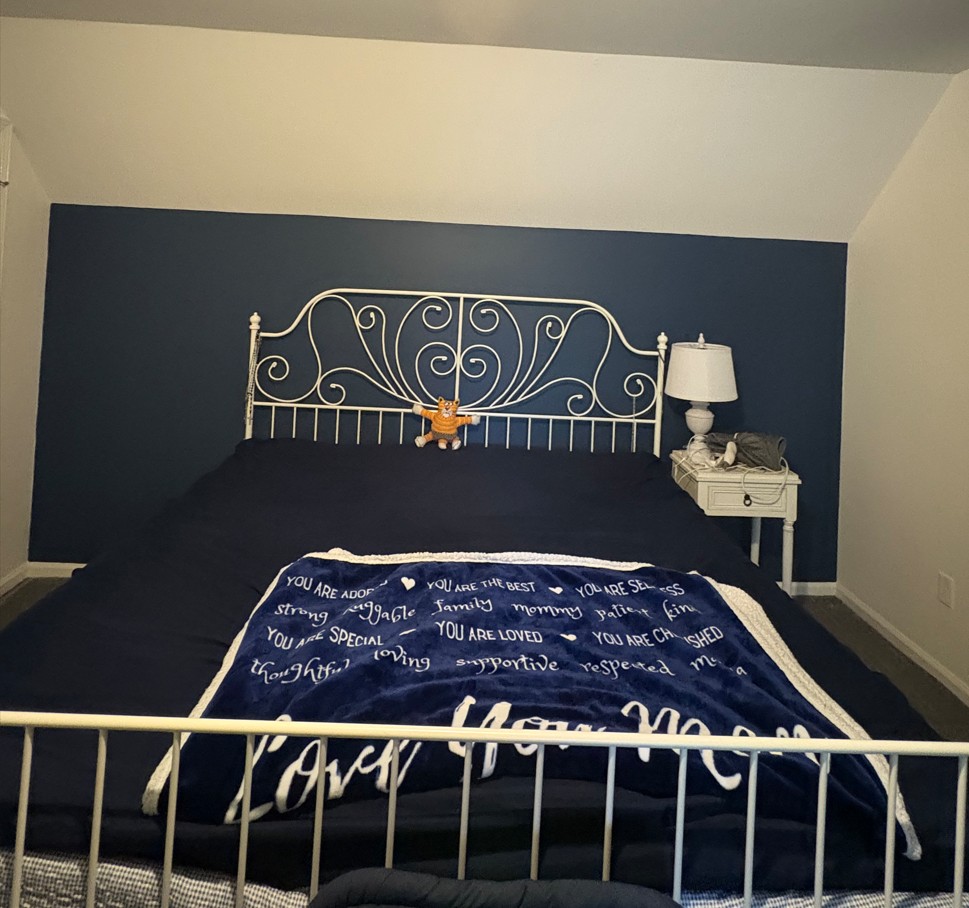 Master bedroom interior painting with custom color palette in Westport, CT — Almeida Painting CT