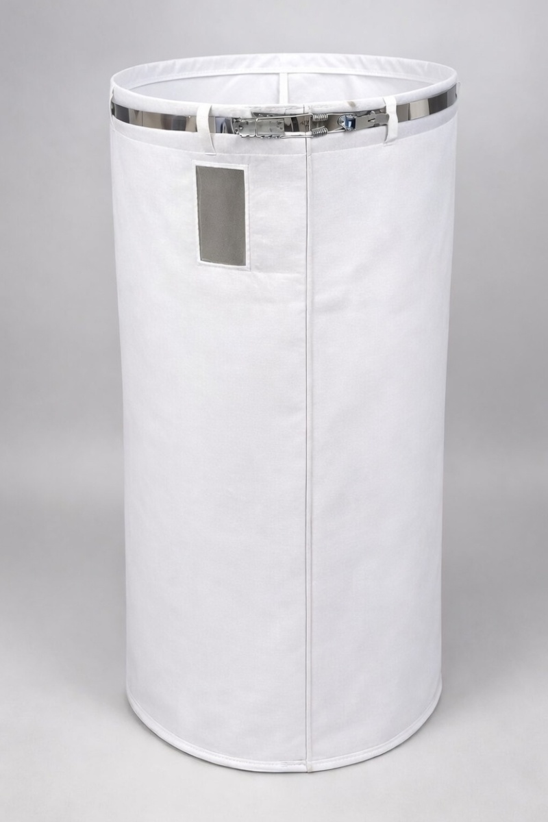 Стяжной хомут металлический — крепление пылесборного мешка для аспирации