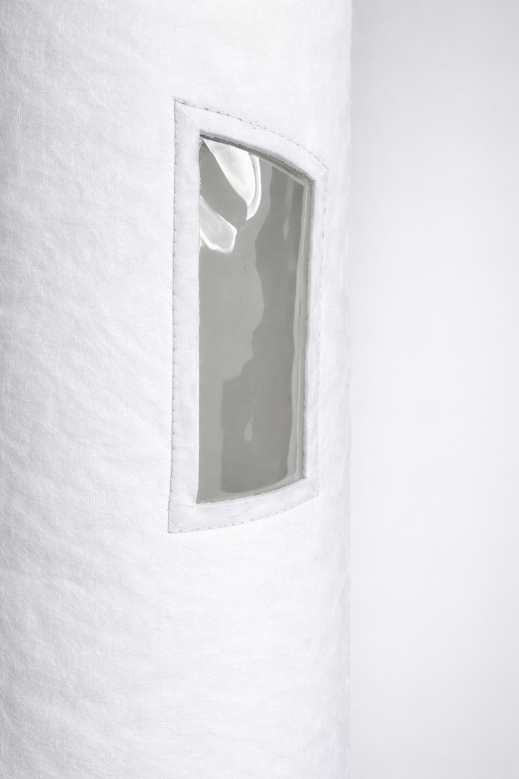 Прозрачное смотровое окно FilterFlow на нижнем мешке для аспирации — контроль уровня наполнения пылесборника