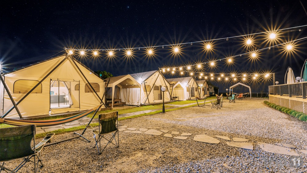 글램핑 텐트 외관