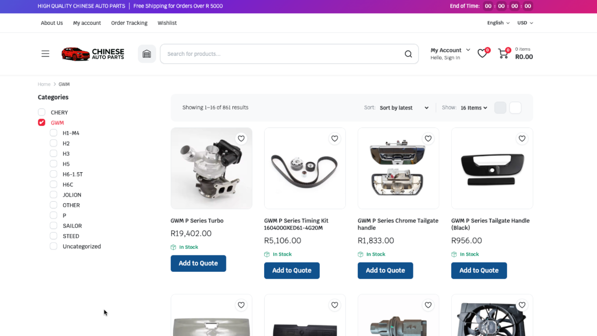 Chinese Auto Parts - Quality Auto Parts and Accessories