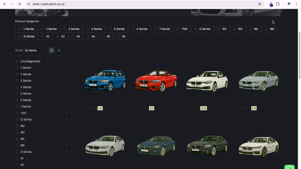 BMW Used Parts South Africa