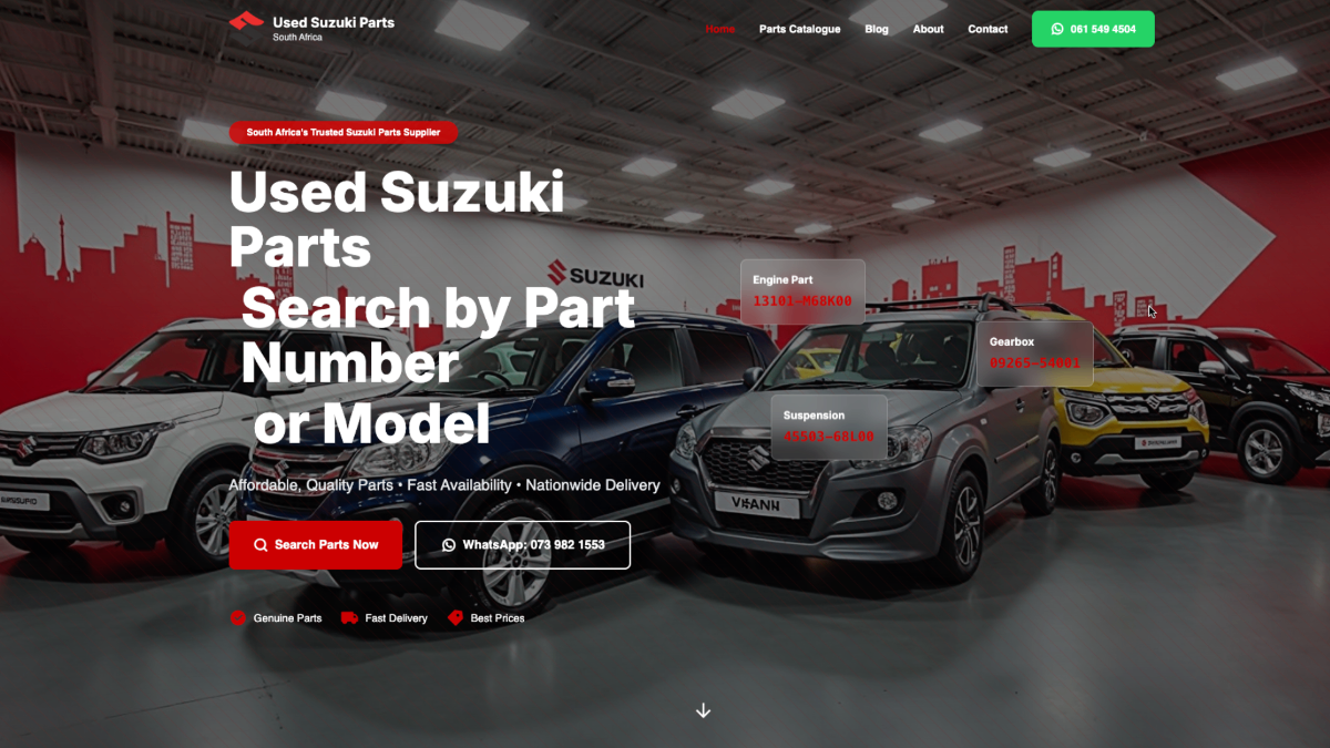 Suzuki Used Parts South Africa